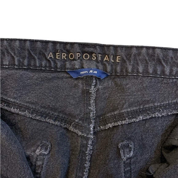 AEROPOSTALE | Mom Jean in black with accent stitching size 16 - Picture 8 of 10